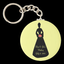Bride Silhouette keychains
