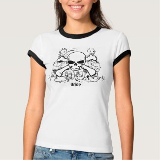 Bride Skull T-shirt shirt