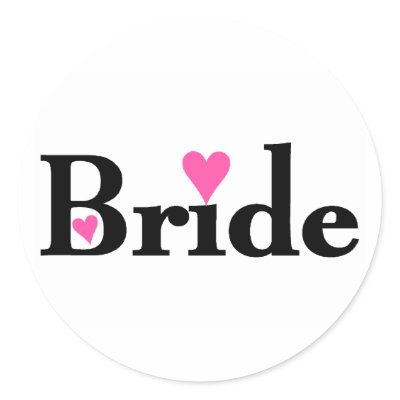 Bride Stickers