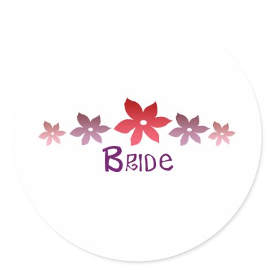 Bride Sticker
