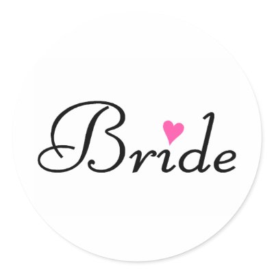 Bride Sticker