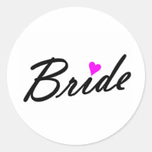Bride Sticker