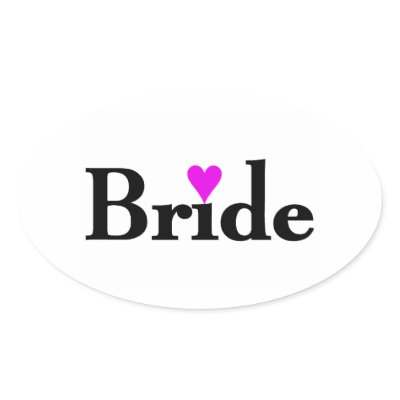 Bride Stickers