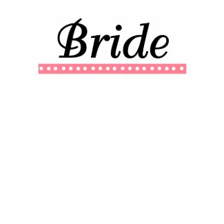 Bride Tank Top shirt
