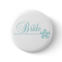 Bride Teal Elegance buttons
