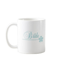 Bride Teal Elegance Mugs
