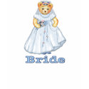 Bride Teddy T-shirt by SpiceTree_Weddings Bride Teddy T-shirt