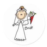 Bride Throwing The Bouquet Sticker