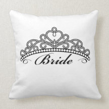 Bride Tiara Pillow