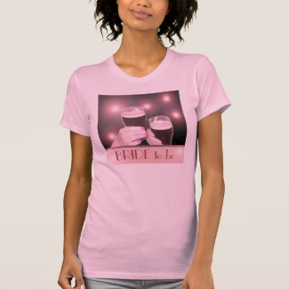 Bride to be Bachelorette Party Pink Shirts