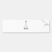 bride to be bumper sticker