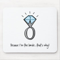 bride to be mousepads