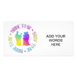 " Bride to be " Photo Card Template