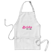 Bride To Be Pink Black Aprons