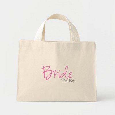 Bride To Be (Pink Script) Tote Bags