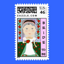 Bride to Be Postage postage