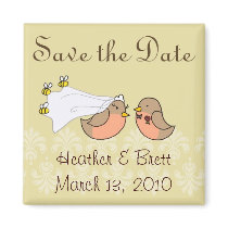 Bride to Bee magnets