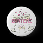 Bride Wedding ID Button buttons