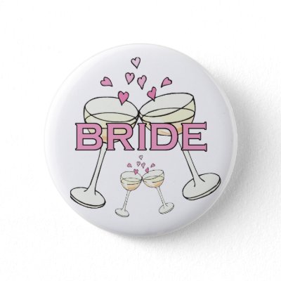 Bride Wedding ID Button