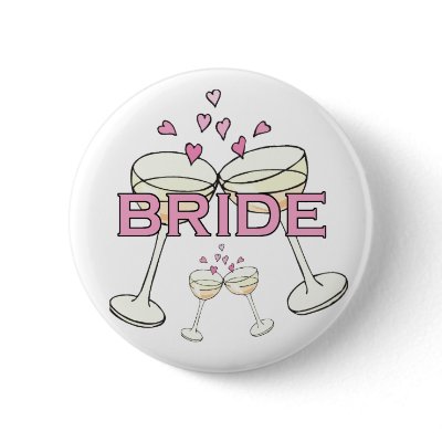 Bride Wedding ID Button