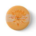 Bride wedding name tags - customizable badges pinback buttons
