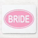 Bride Wedding Oval Pink mousepads by TeeShirtsTShirts Bride Wedding Oval Pink mousepads