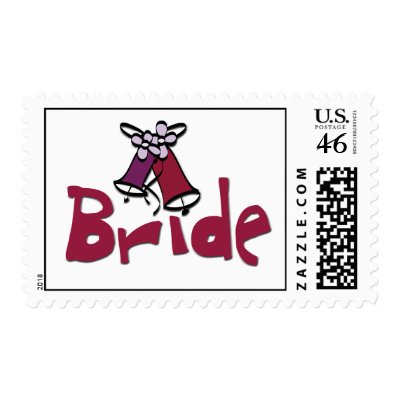 Bride Wedding stamps