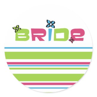 Bride Wedding Stickers sticker