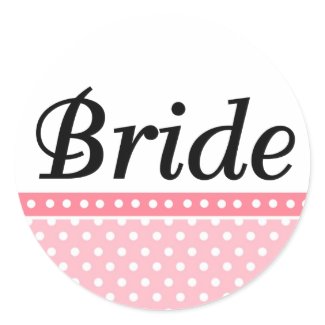 Bride Wedding Stickers sticker