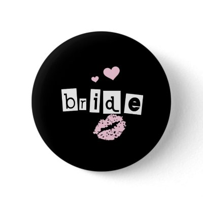 Bride White and Pink on Black