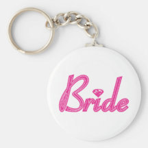 Bride with Bling - Pink Keychains