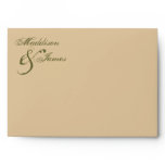 Bride with Bouquet Inspired Envelope