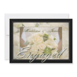 Bride with Bouquet Inspired Personalized Invite