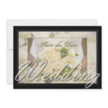 Bride with Bouquet Inspired Personalized Announcement
