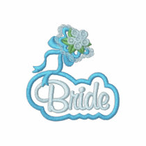 Bride with Bouquet Polo embroidered shirts