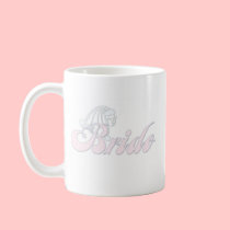 Bride with Veil Coffee Mug mugs