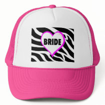 Bride Zebra Stripes hats by CelebrationZazzle Bride Zebra Stripes hats