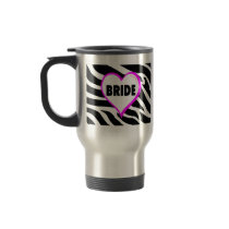 Bride  Zebra Stripes mugs