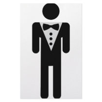 bridegroom icon stationery