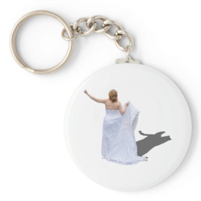 BrideHitchhike010910 Keychain