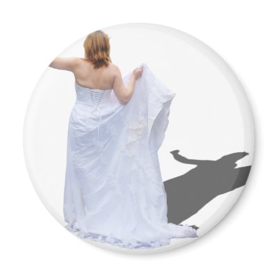 BrideHitchhike010910 Fridge Magnets