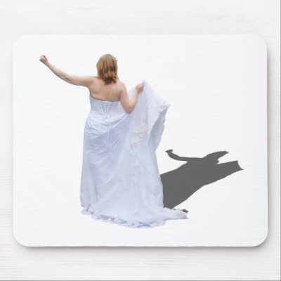 BrideHitchhike010910 Mousepads