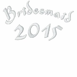 Bridemaid Embroidered Wedding Party Shirts embroideredshirt