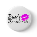Brides Bachelorette (Kiss) Pinback Button Brides Bachelorette (Kiss) Pinback Button
