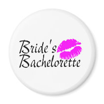 Brides Bachelorette (Kiss) magnets