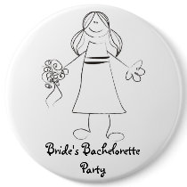 Bride's Bachelorette Party Button