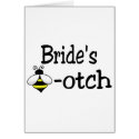 Bride's Bee-otch cards