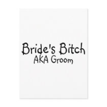 Brides Bitch Groom Post Cards