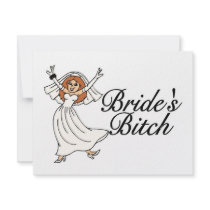 Brides Bitch invitations
