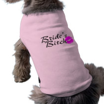 Brides Bitch (Kiss) pet clothing by BacheloretteGirl Brides Bitch (Kiss) pet clothing